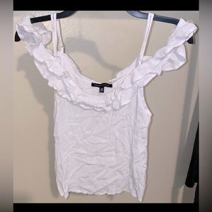 Kendall & Kylie White Off Shoulder Top size XS